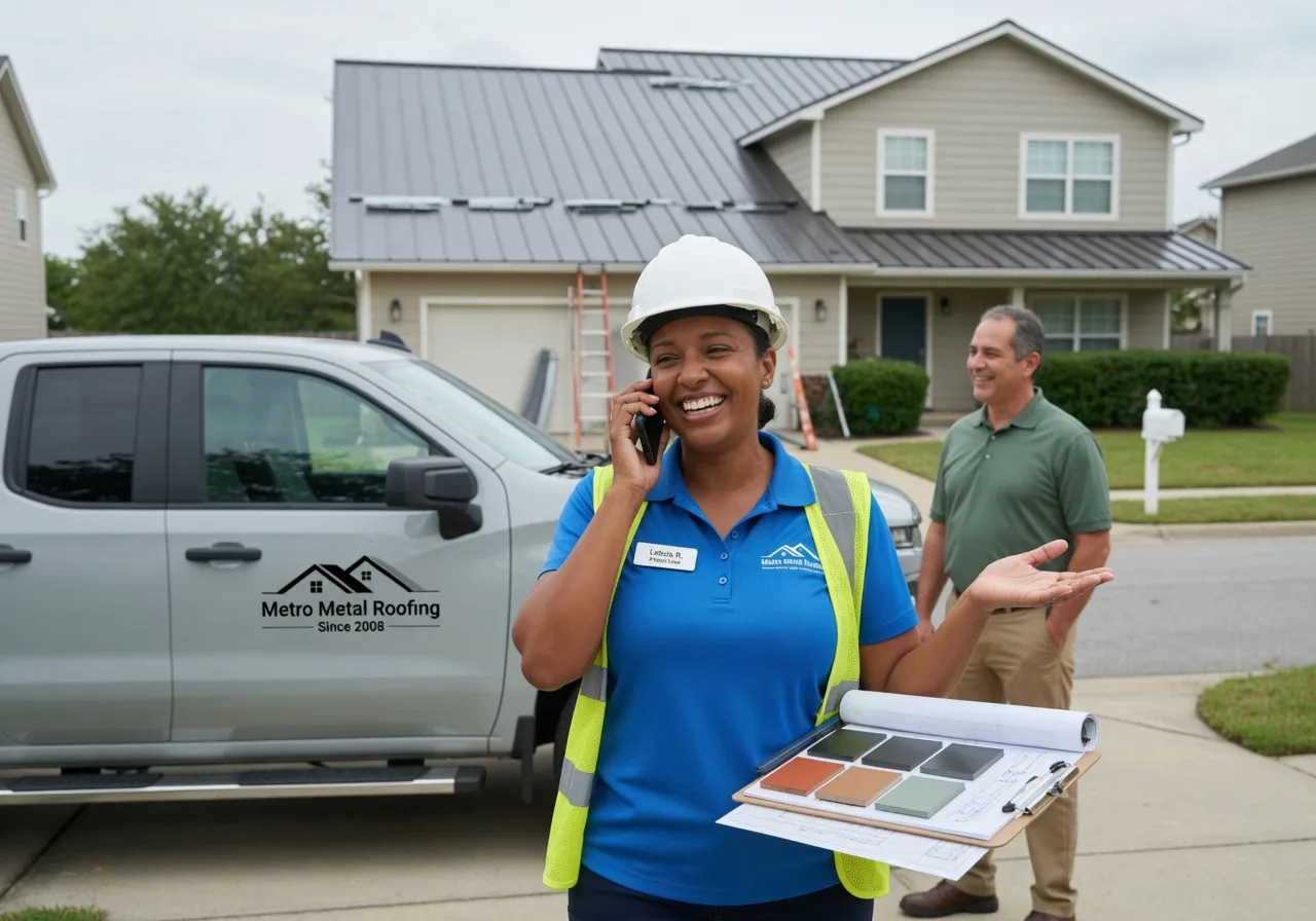 Storm Damage Metal Roof Repair in Kents Hill, ME